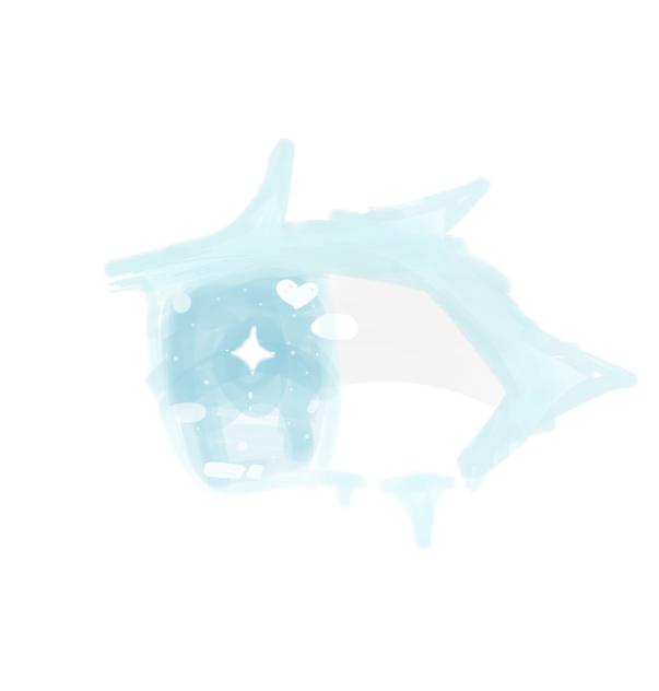 the blue eye - ibisPaint