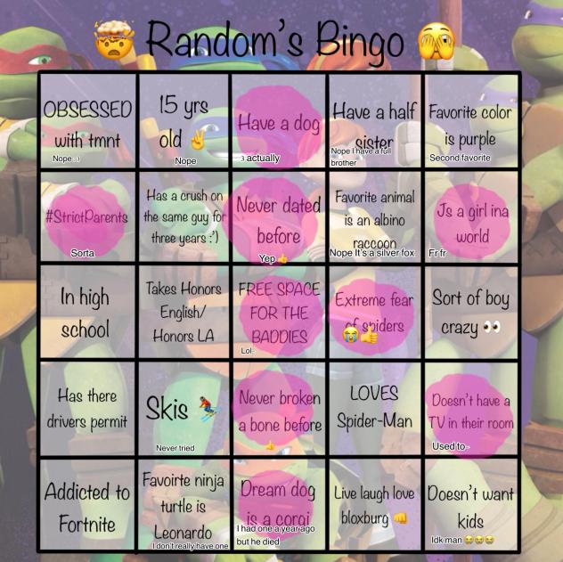 Silly bingo
