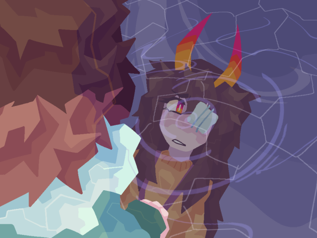 thinking of the past - ibisPaint