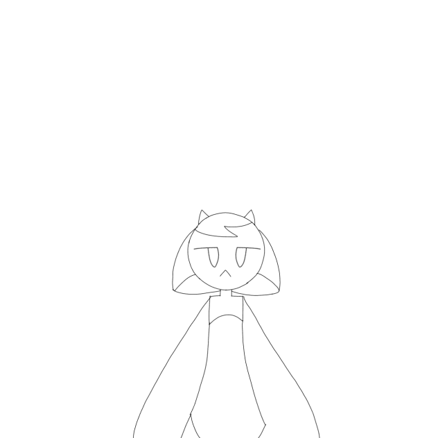 Bit of lineart of my pokesona