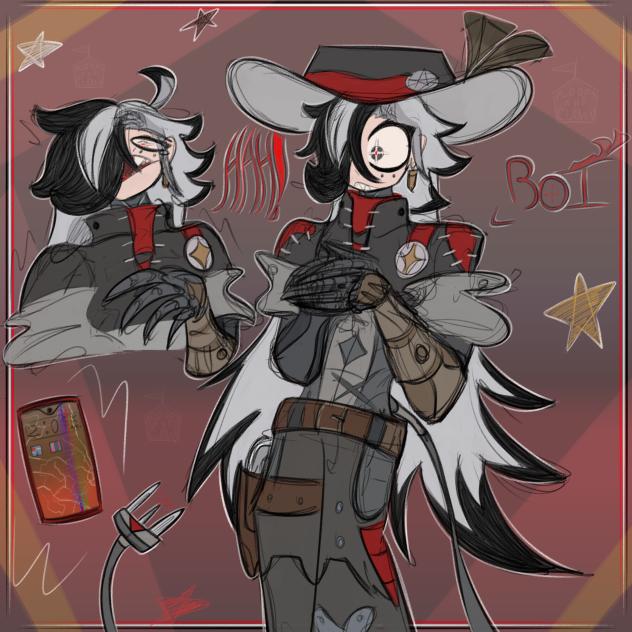 Boothill doodles cause yeehaw