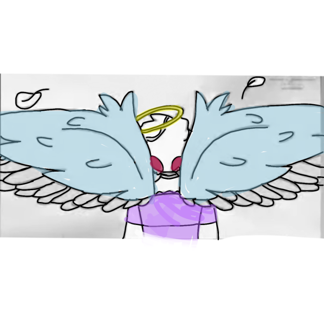 un angel del cielo