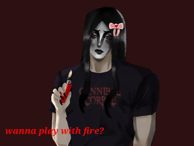 goth man