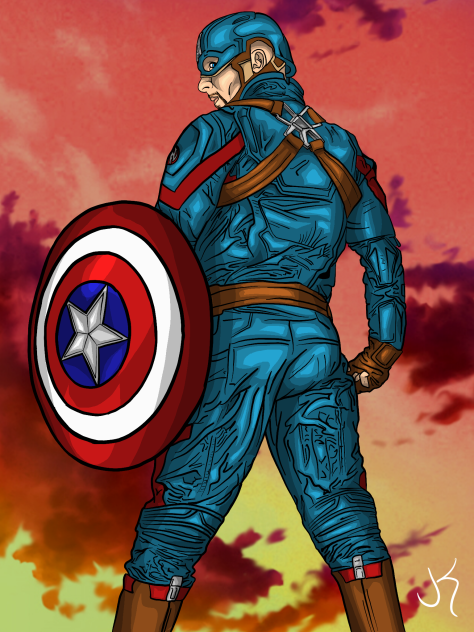Me as Captain America