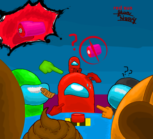 Among us (red sus)