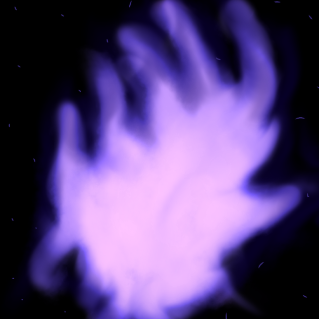 fuego morado