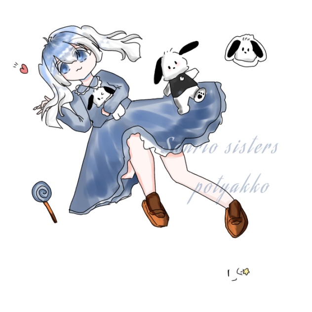 —̳͟͞͞♥ U・-・U線画