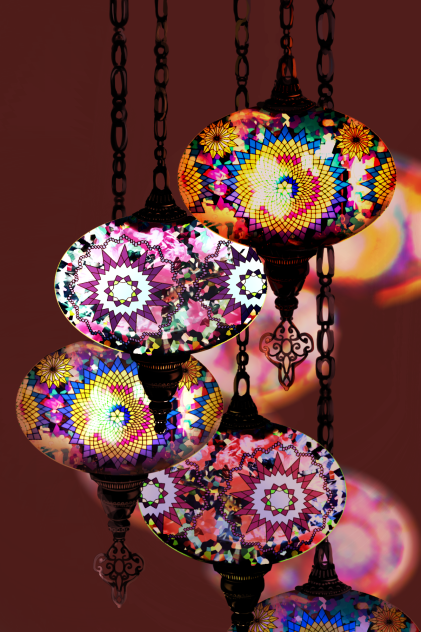 mosaic lamps
