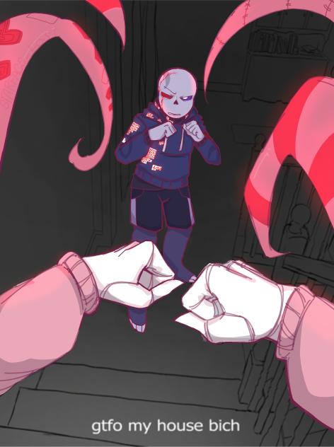Orrin and Ribbon fist fight 2