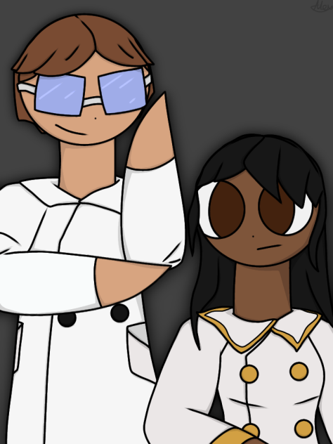 Rosa and Neil. To the Moon