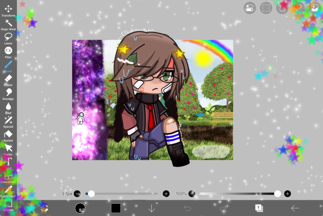 🌧️✨🌸Outside the canvas🌸✨🌧️