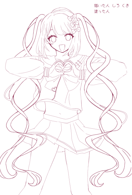 超てんちゃんの塗り絵！！ - ibisPaint