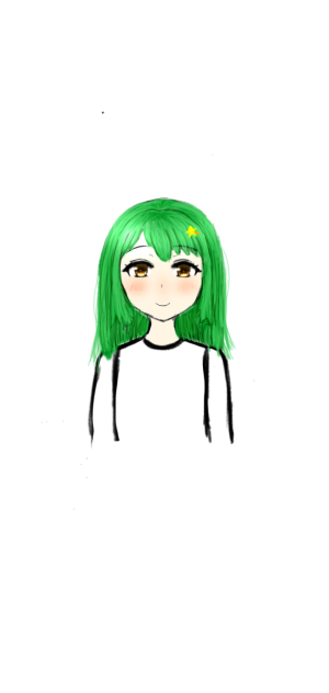 練習(オリキャラ顔完成絵)