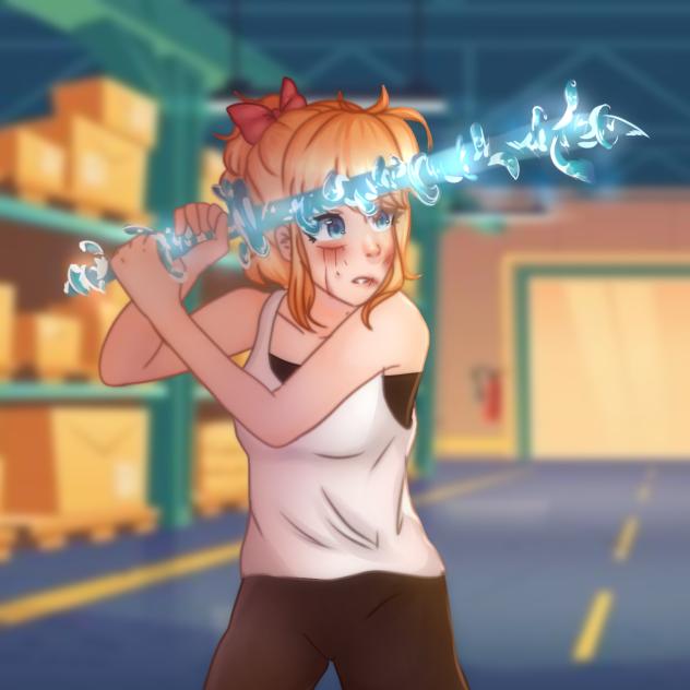 Redraw Skyler no armazém - ibisPaint