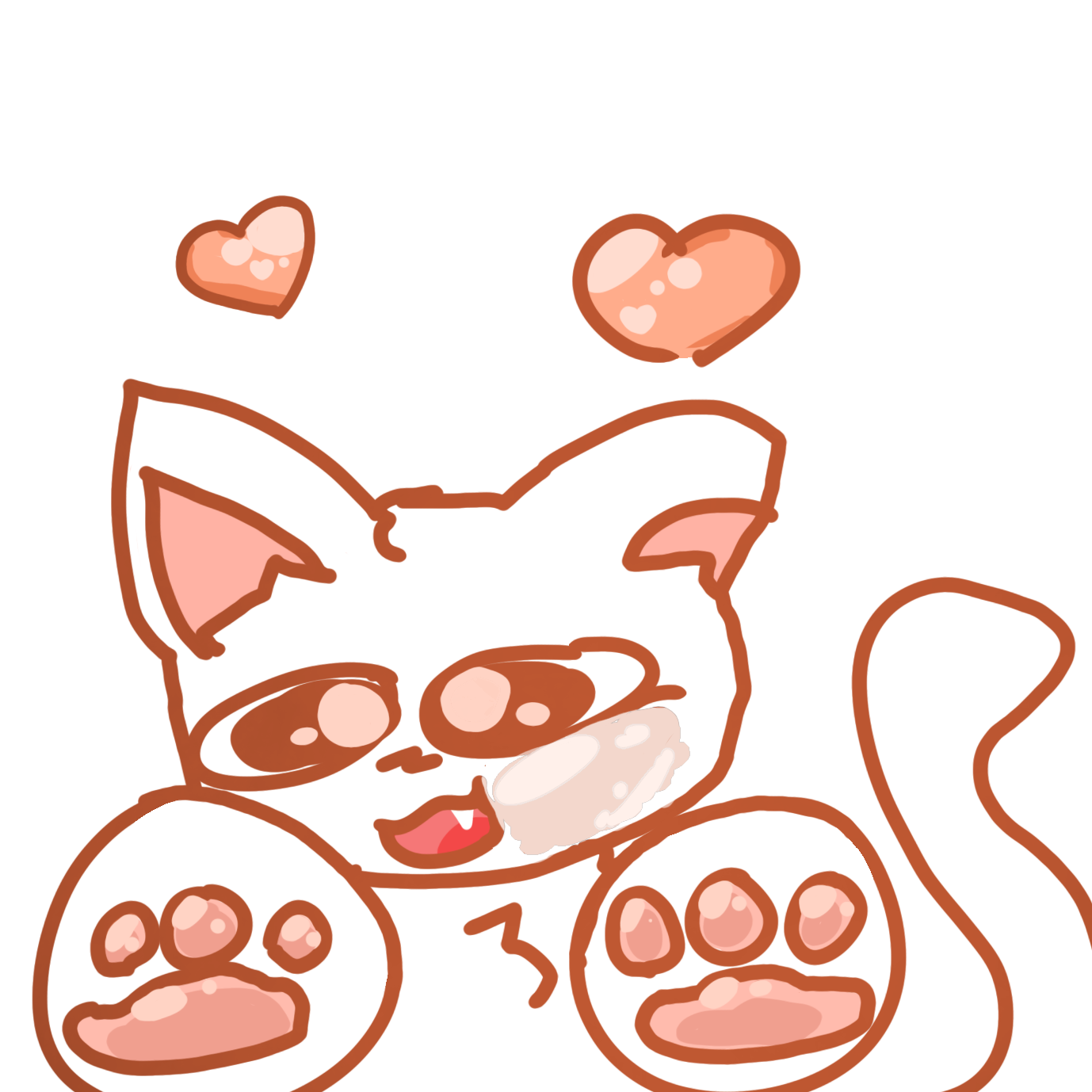 cute little kitty cat♡♡♡ - ibisPaint