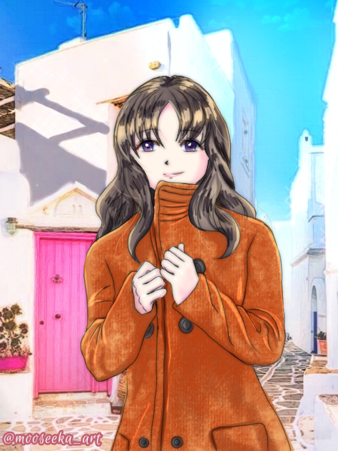 Getting lost in Santorini - ibisPaint