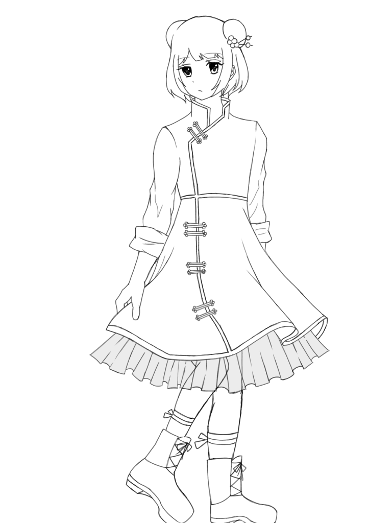 線画21 Ibispaint 線画21 Ibispaint