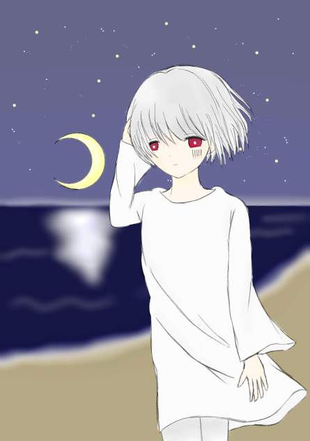 まふまふと夜海