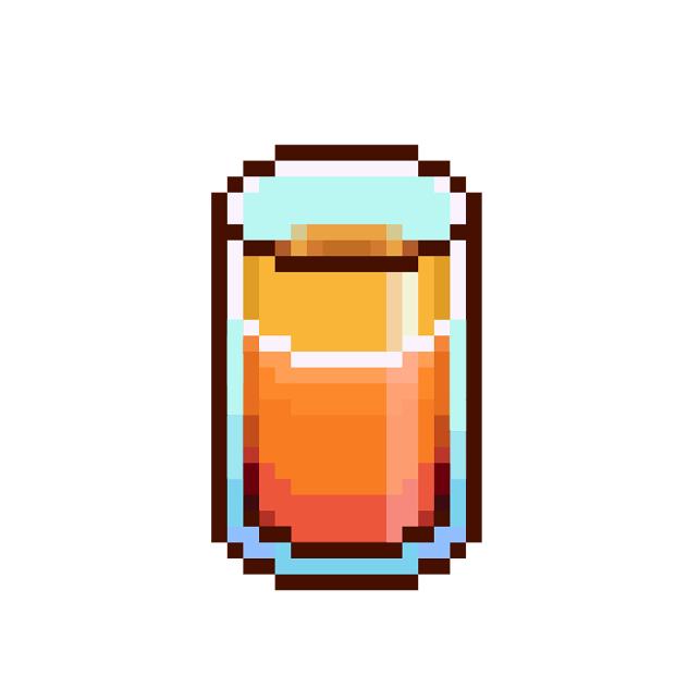 Orange juice (pixel)