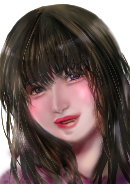 リアルめイラスト女の子