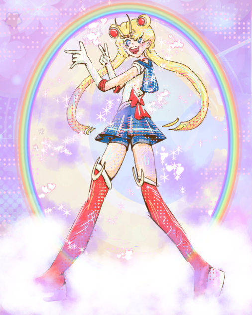 Sailor Moon with sparkles✨