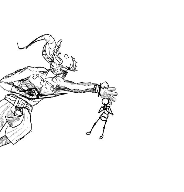 mahoraga sketch