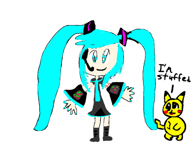 miku and pikachu