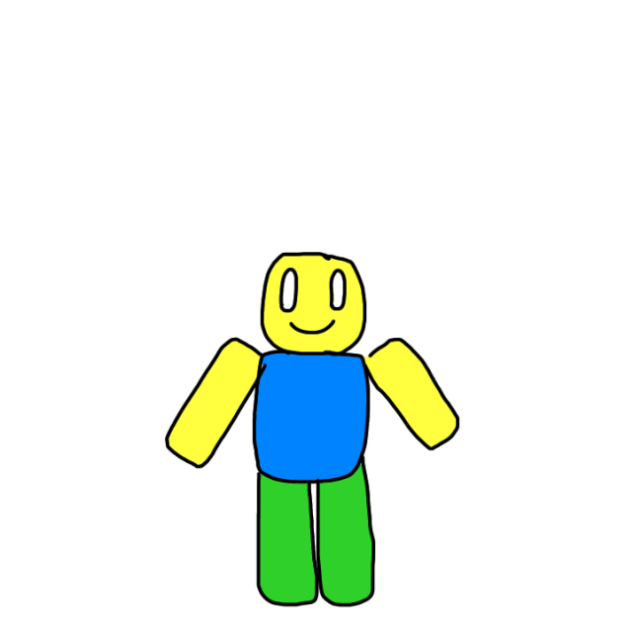 ロブロックスヌーブ描いた