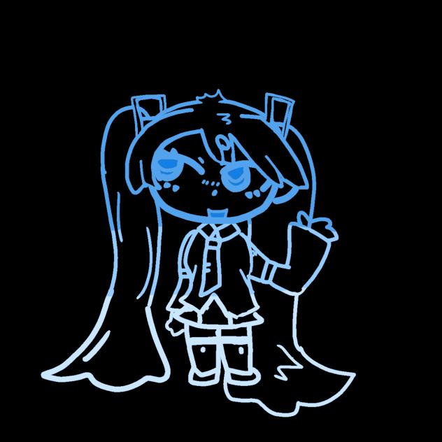 Goofy ahh miku doodle