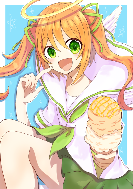 ハチミツアイス食べる？修正