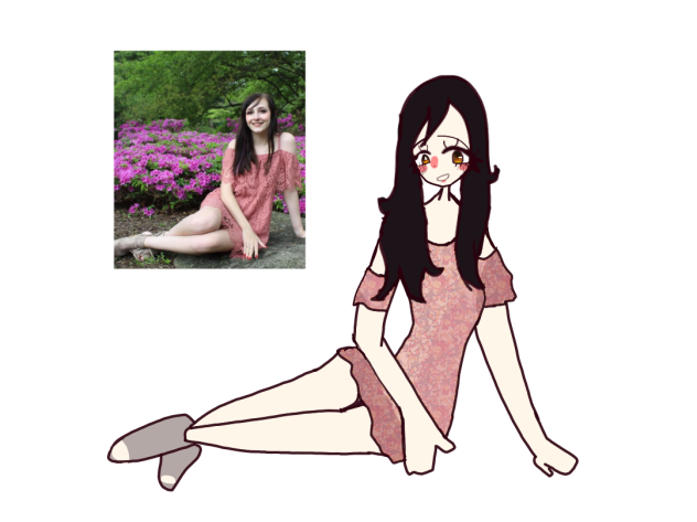 Drawing my sister😶