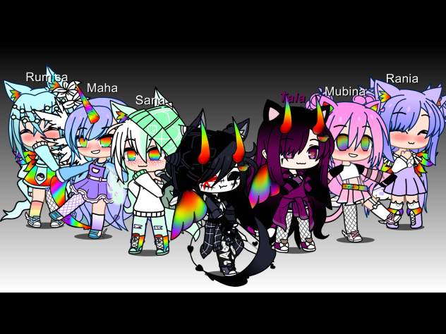 To my Bff(Rainbow colours)