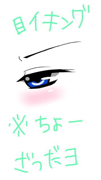 雑な目イキング