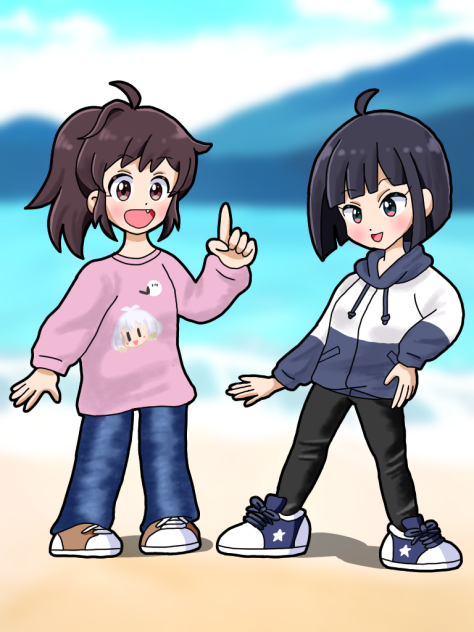 チセちゃんとハルコちゃん