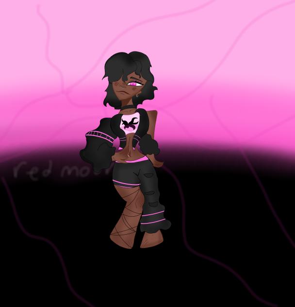 Black and pink