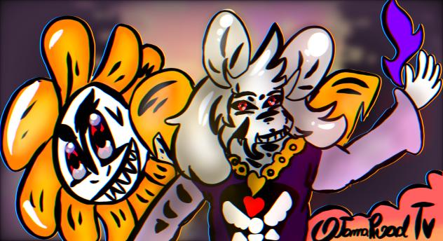 Asriel And Flowey