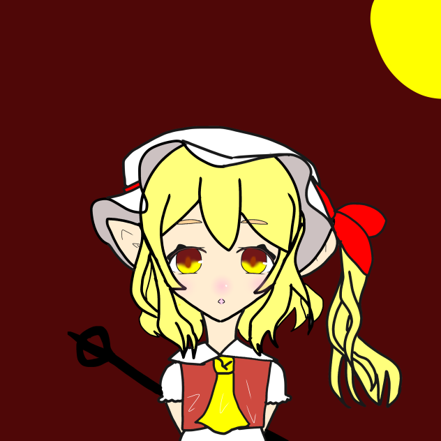 ゆっくりフランちゃん書いてたので立体も！