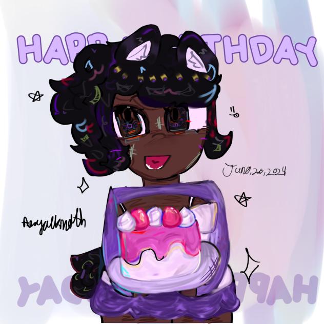 Happy brithday drawing!