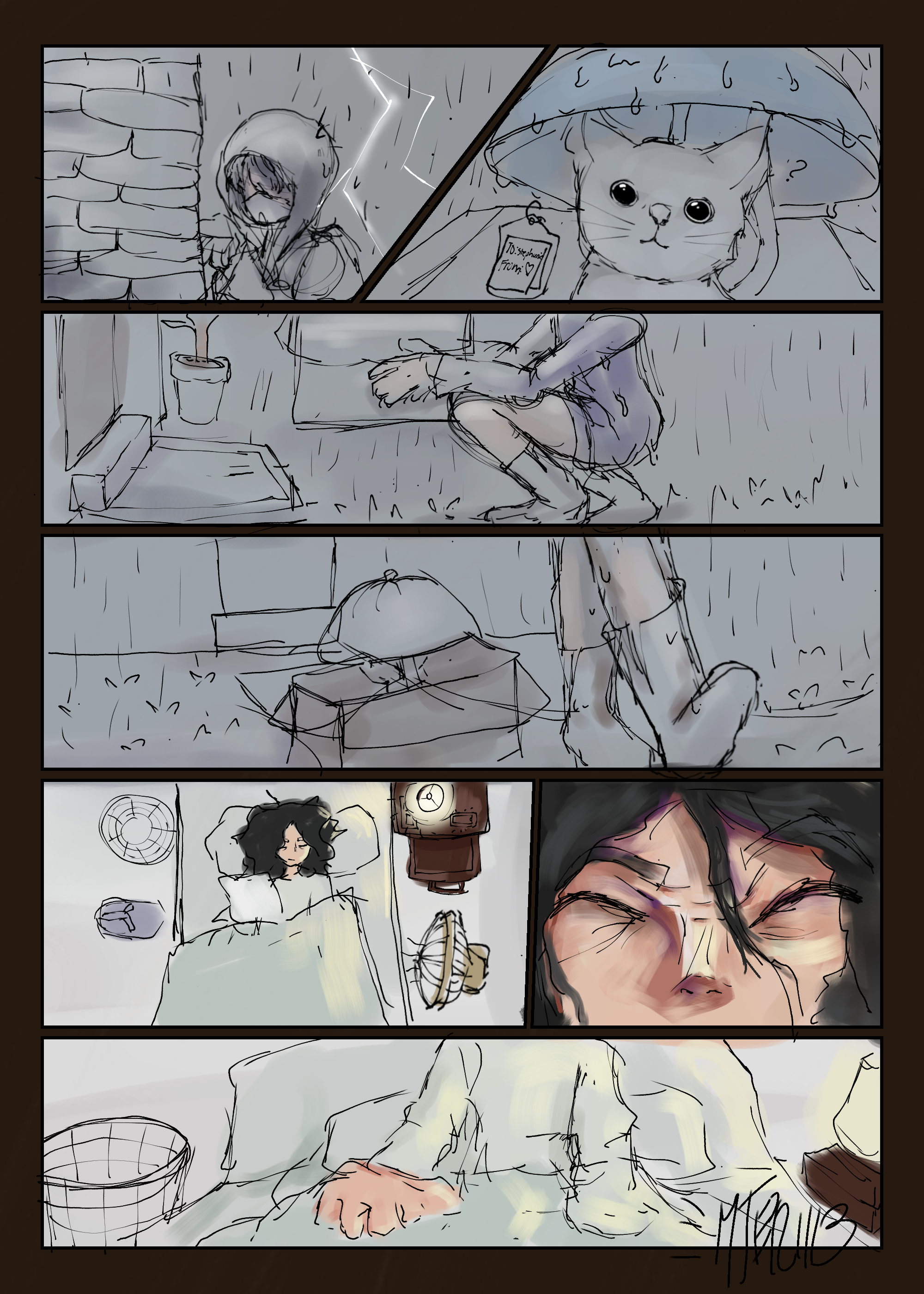 comic strip practice • colored - ibisPaint