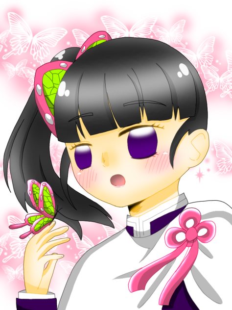 カナヲちゃんと蝶