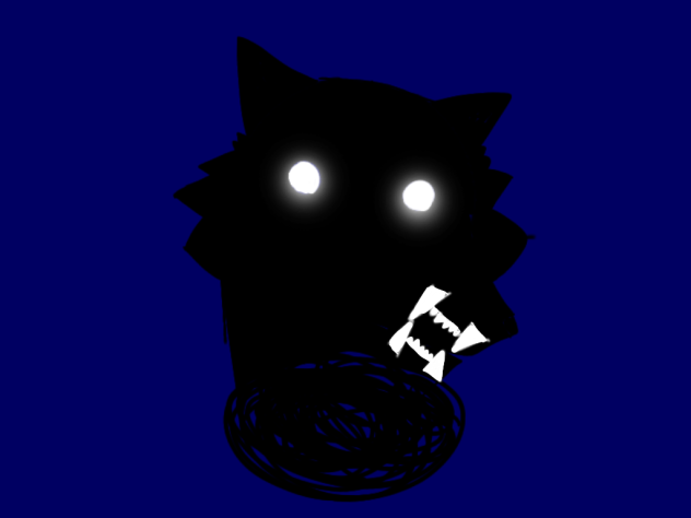 creepy wolf