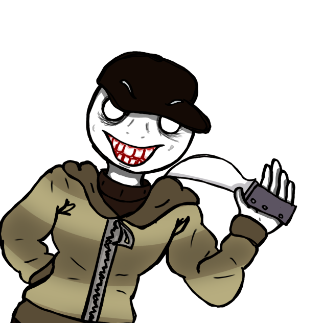 stupid looking murderer doodle