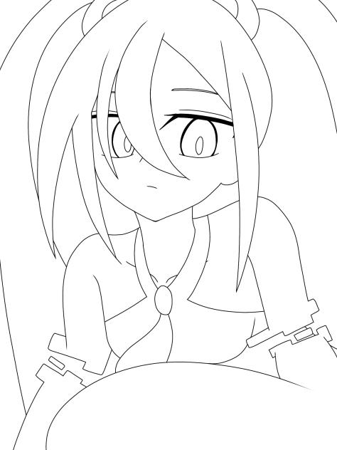 ゴーストミク塗り絵