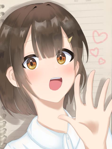 ばっ。