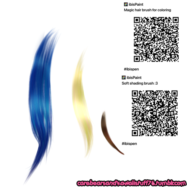 Hair coloring brush + soft shades brush