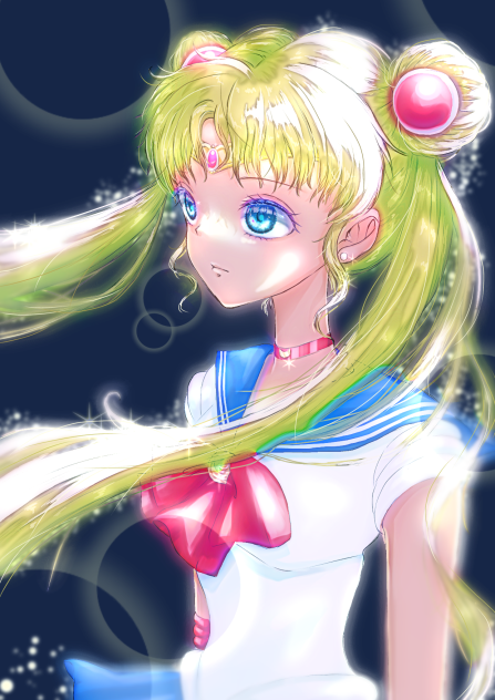 セーラームーン🥰昔描いた絵をリメイクver.
