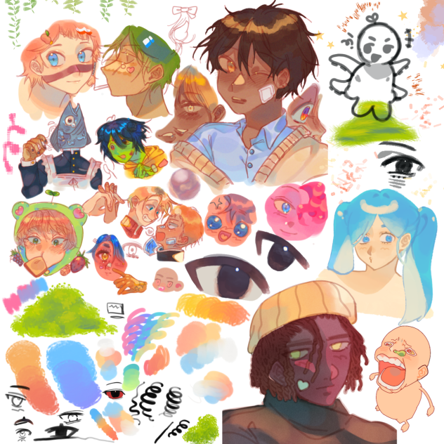 C o l o r e d doodles☆★ ! !