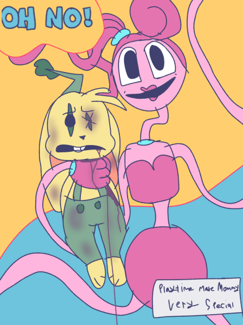 Another Poppy Playtime poster redraw