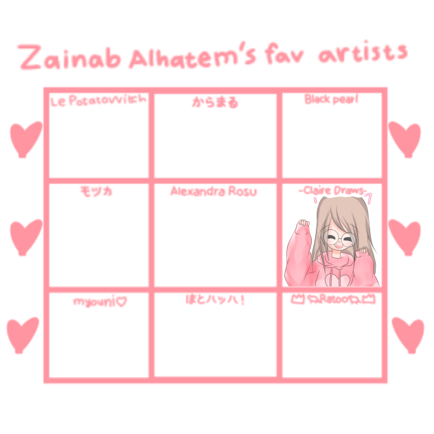Zainub’s Fav Artists Collab