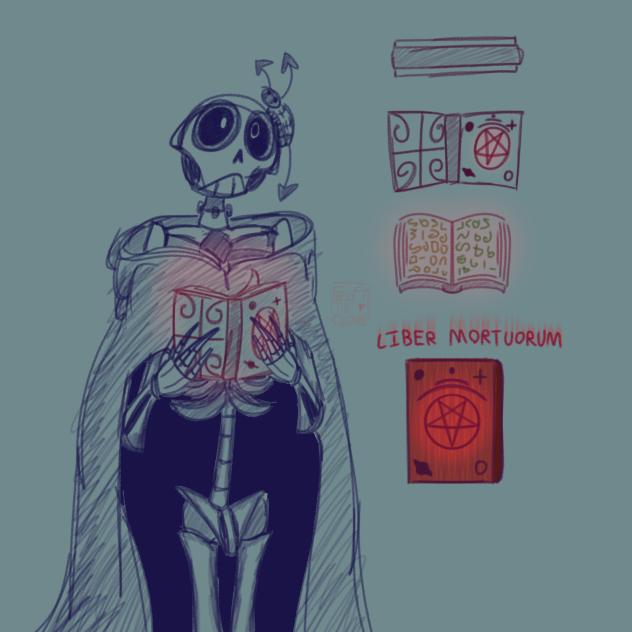 Charlie's Spell book. Liber Mortuorum